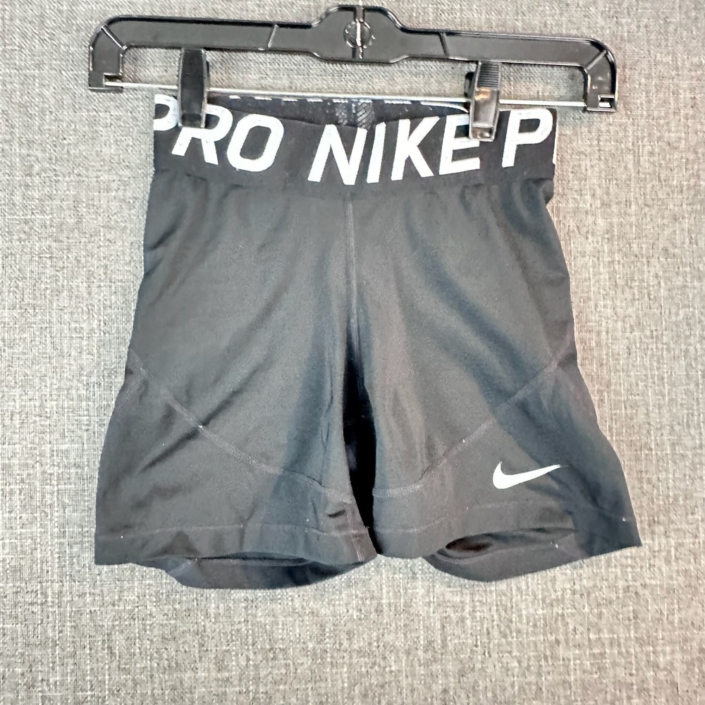 Nike Pro Black Compression Running Shorts Dri-FIT Athletic Gym Workout